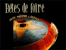 Tablet Screenshot of betesdefoire-petittheatredegestes.com